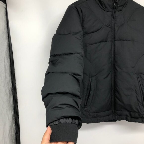 Adidas Black Puffer bomber Jacket women’s size S - Picture 5 of 15